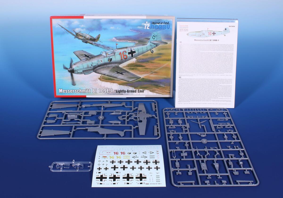 Special Hobby SH72454 Messerschmitt Bf 109E-1 'EMIL'