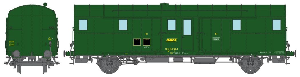 VB-334 SNCF Gepäckwagen 2-achs Ep.4
