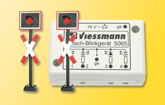 5801 Andreaskreuze, 2 St. mit Blinkelektronik