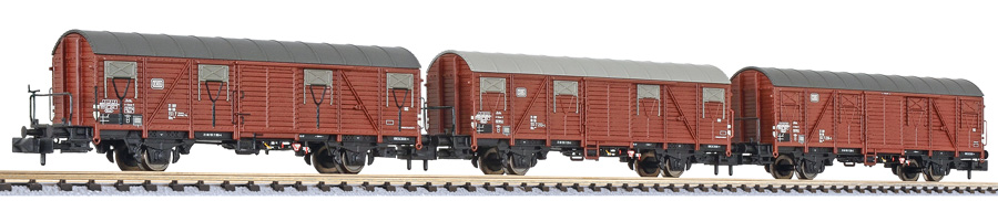 260147 DB gedeckte Güterwagen-Set 3-tlg Ep.4
