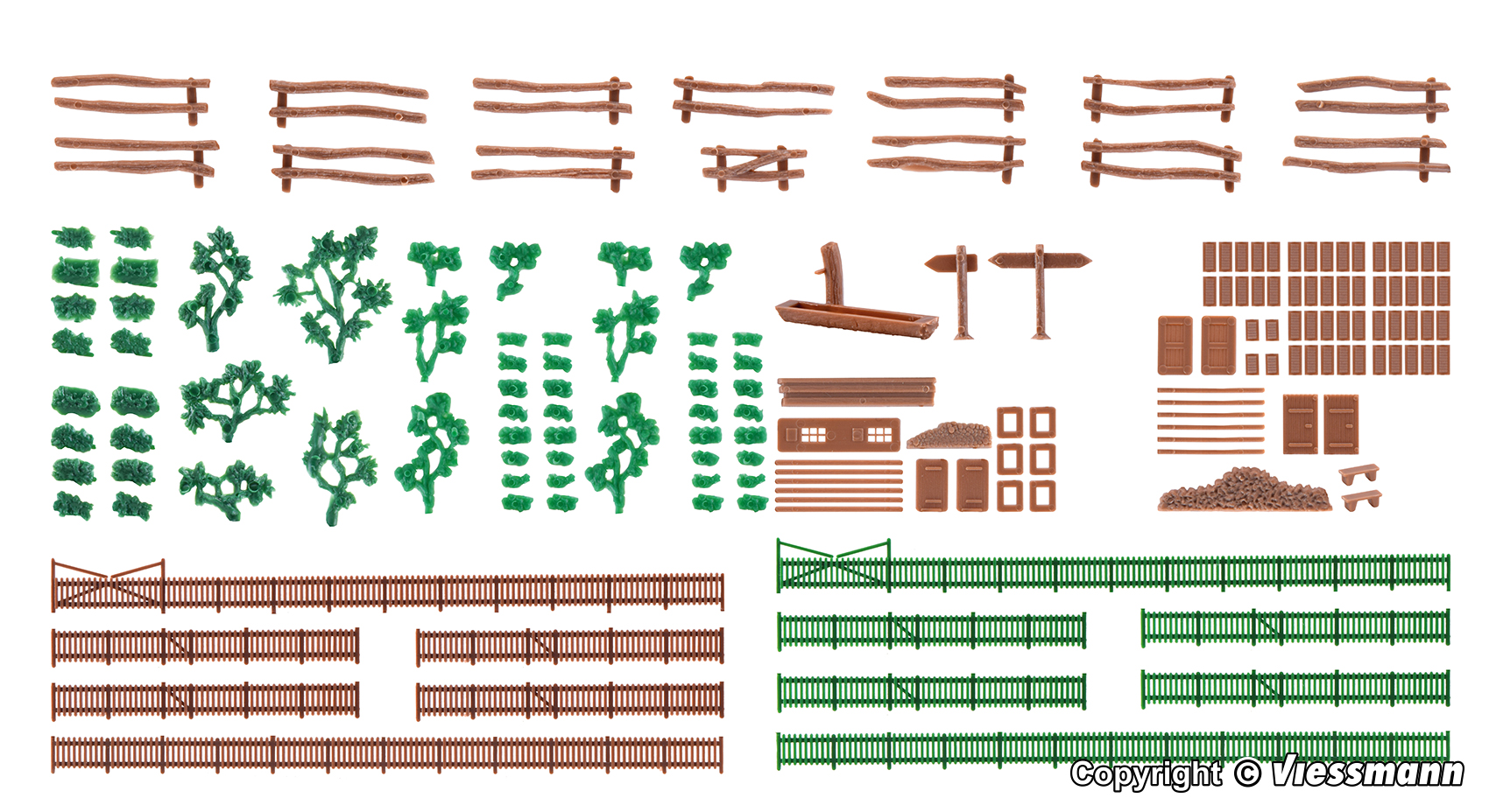 Kibri 36692 Deko-Set Rund ums Haus
