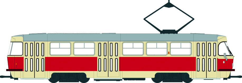 64503 Tatra T3/T4 Straßenbahn Schwerin