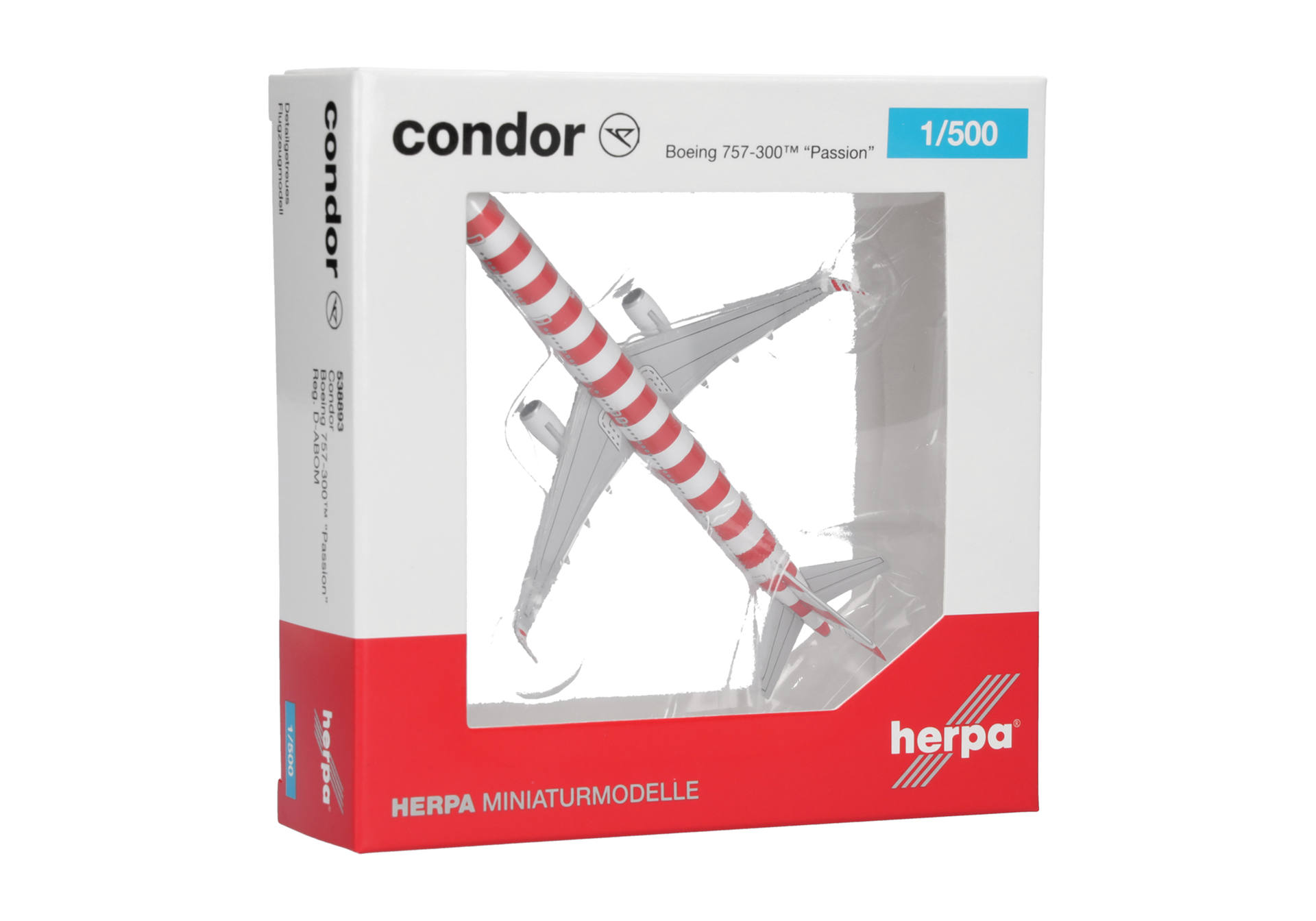 Herpa 538893 Boeing 757-300 Condor/Passion D-ABOM
