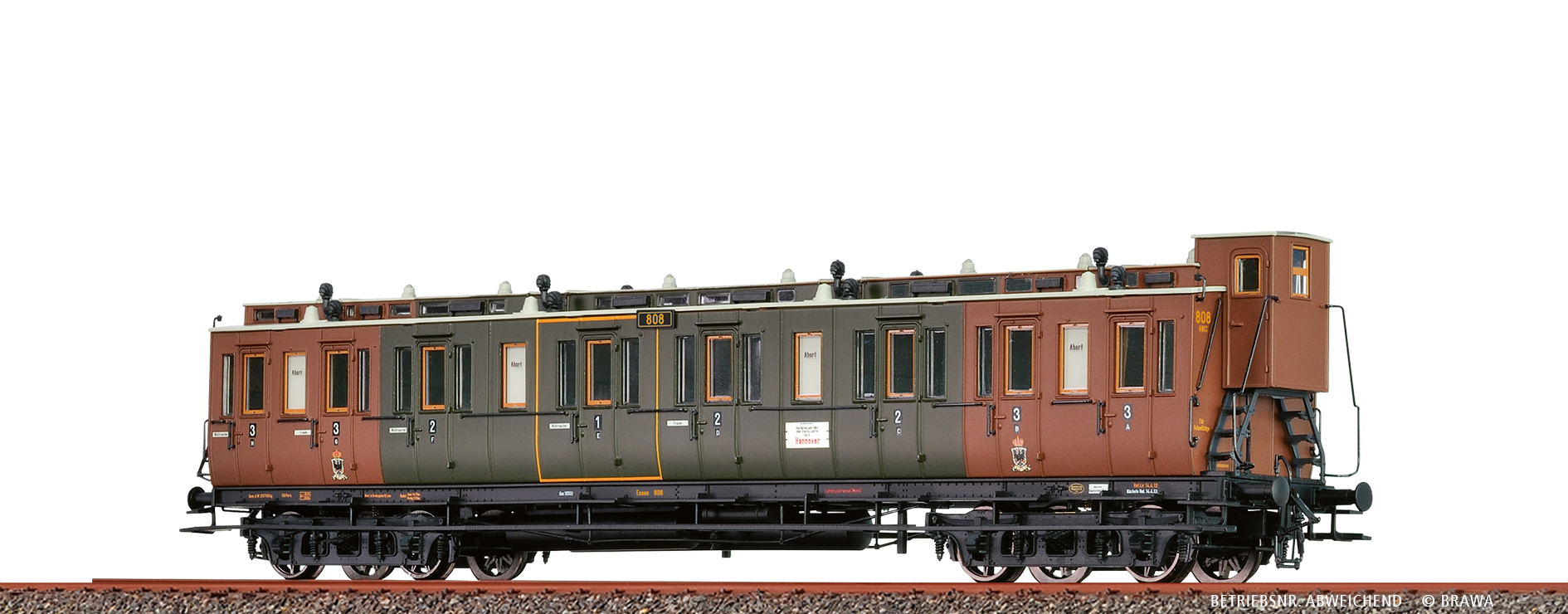 45268 K.P.E.V. Personenwagen Abteilwagen Ep.1