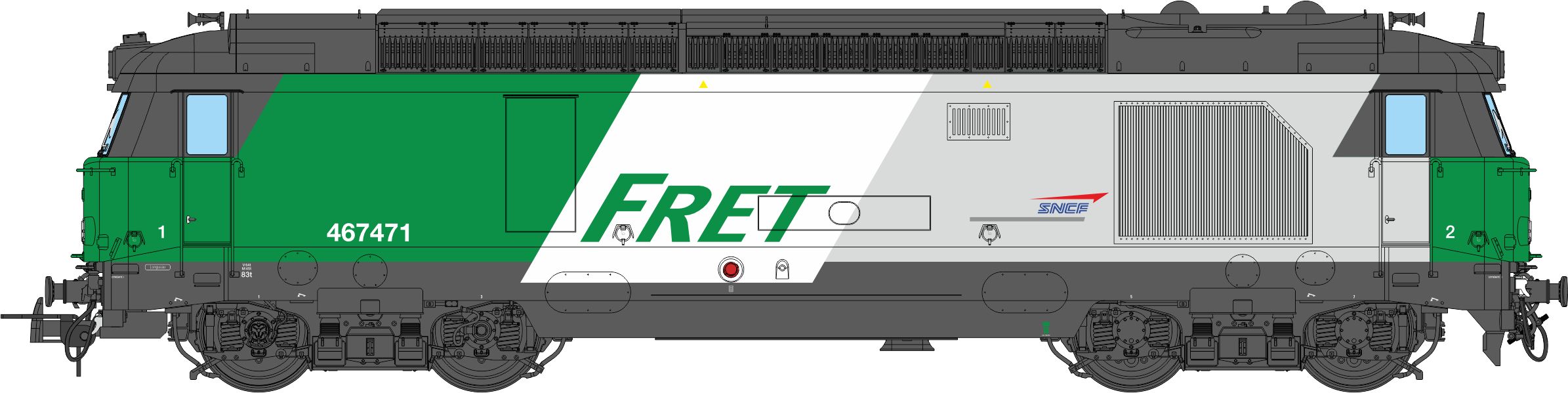 MB-241SAC SNCF FRET Diesellok BB 67471 Ep.5 AC
