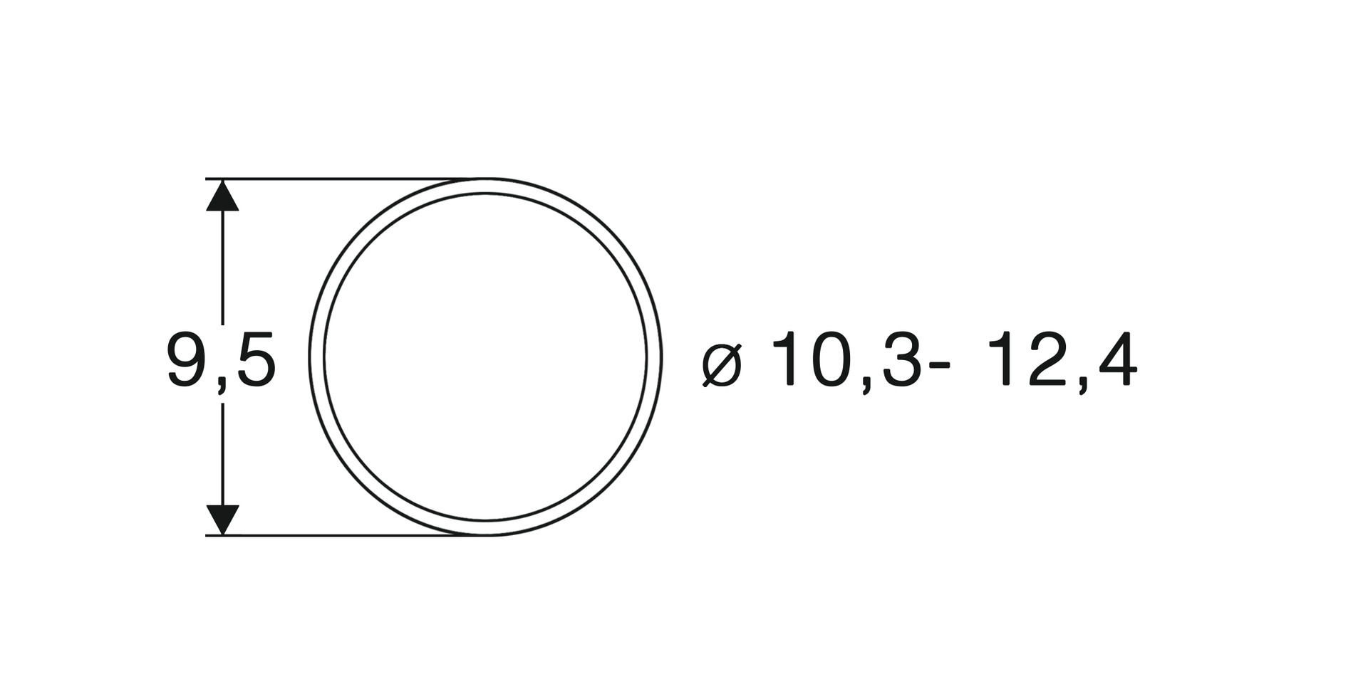 Roco 40074 Haftreifen 10,3-12,4 mm 10 St. AC
