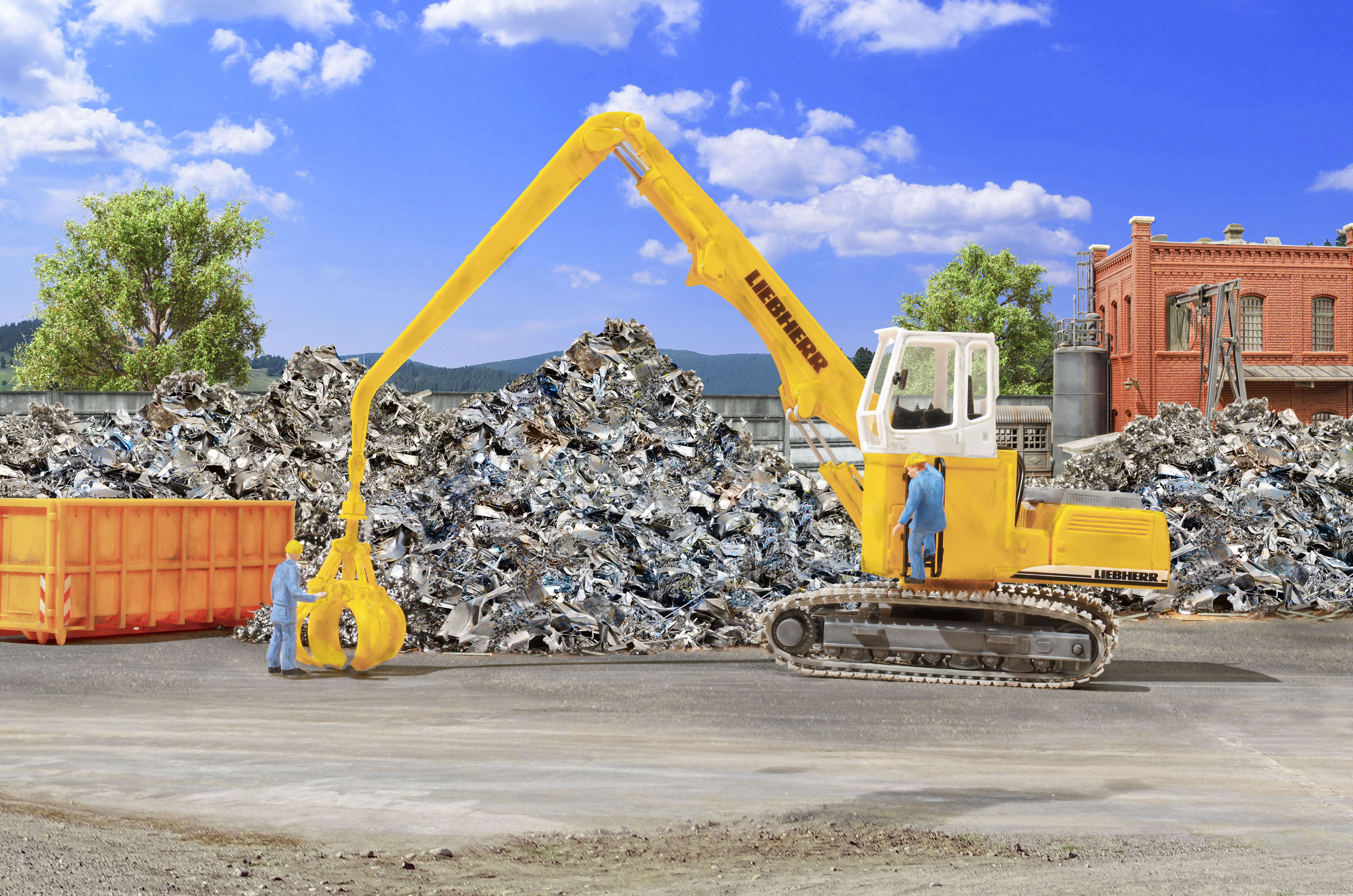 11287 Bausatz: Liebherr 934 Umschlaggerät