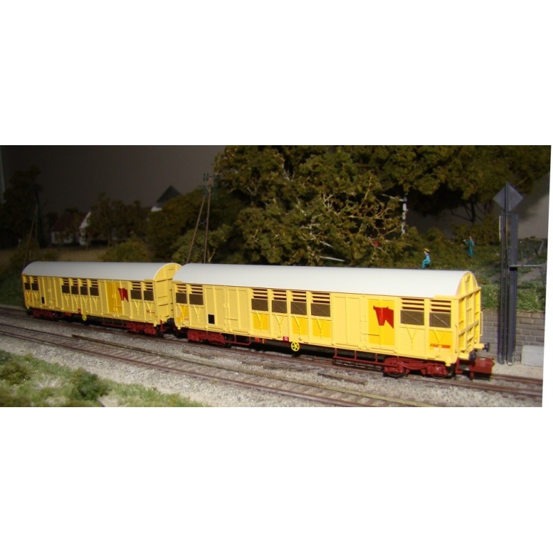 16020 SNCF gedeckte Güterwagen-Set 2-tlg Ep.4