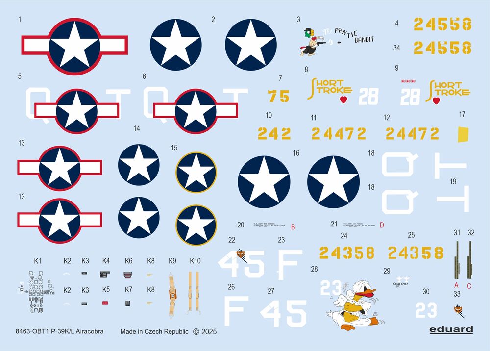 Eduard 8463 P-39K/L Airacobra - Weekend edition