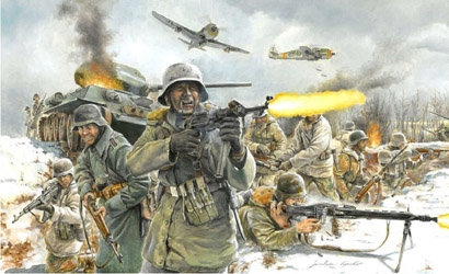 6151 Figuren-Set Deutsche Infanterie (Winter)