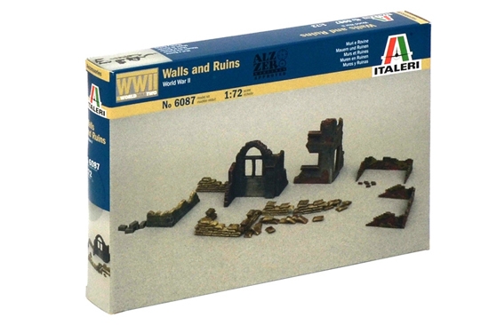 Italeri 6087 Mauern und Ruinen mit Zubehör