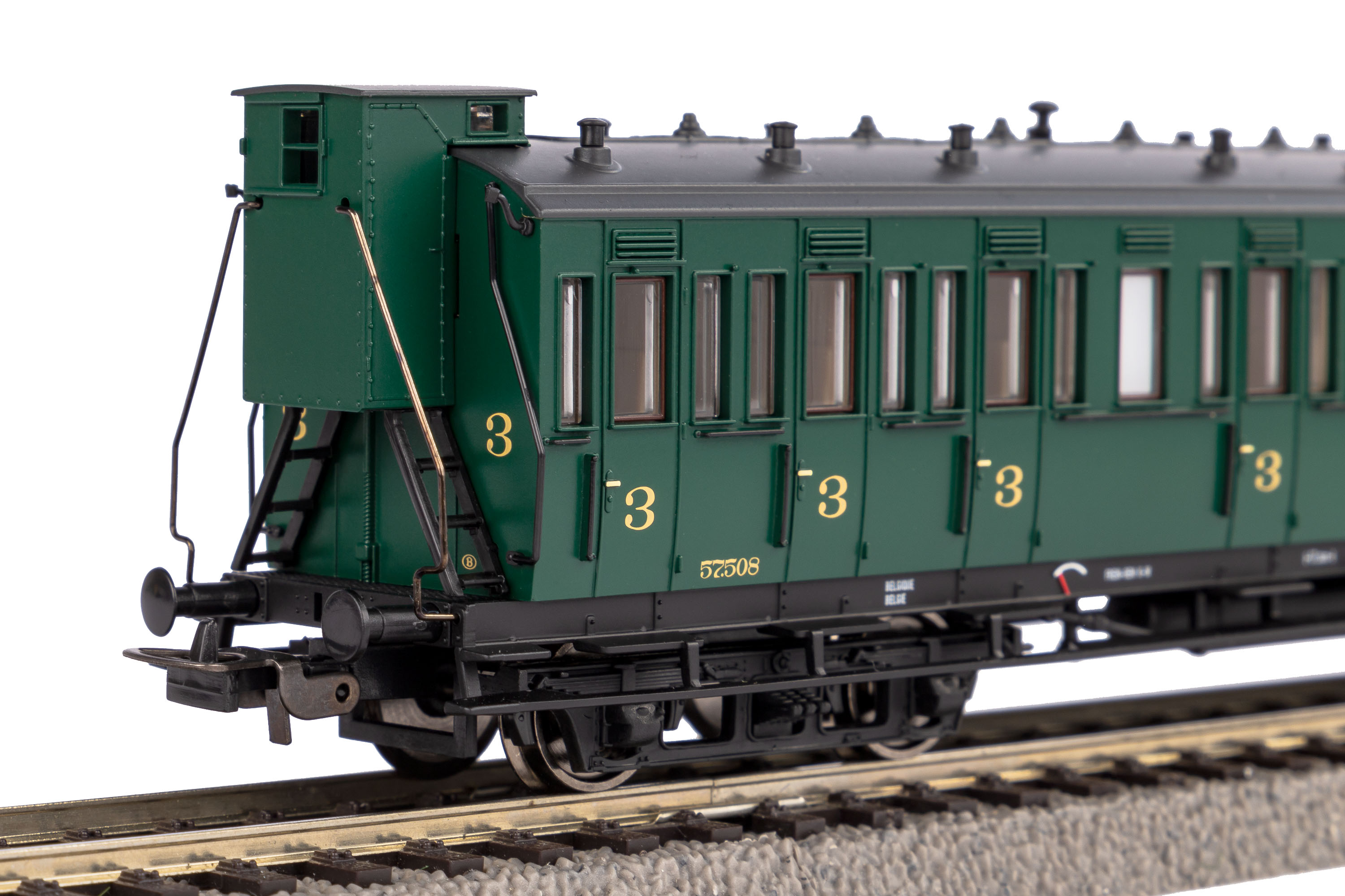 53334 SNCB Personenwagen 3.Kl. mit Br.hs. Ep.3