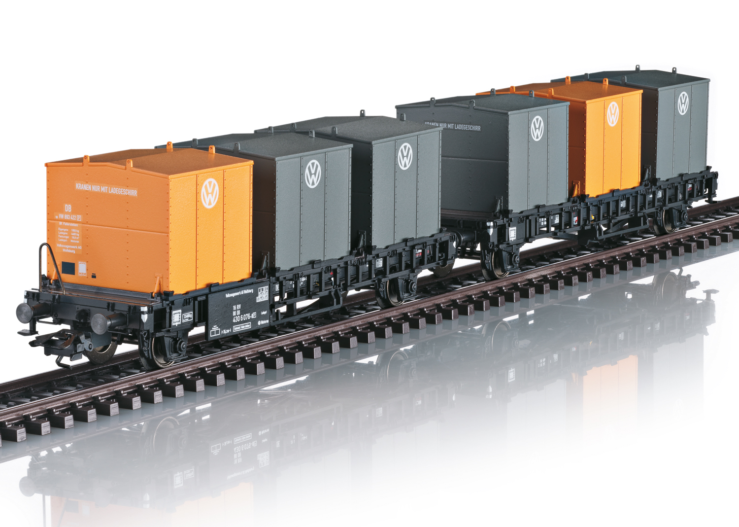 Märklin 46663 DB Behältertransport-Doppelwagen Ep.4