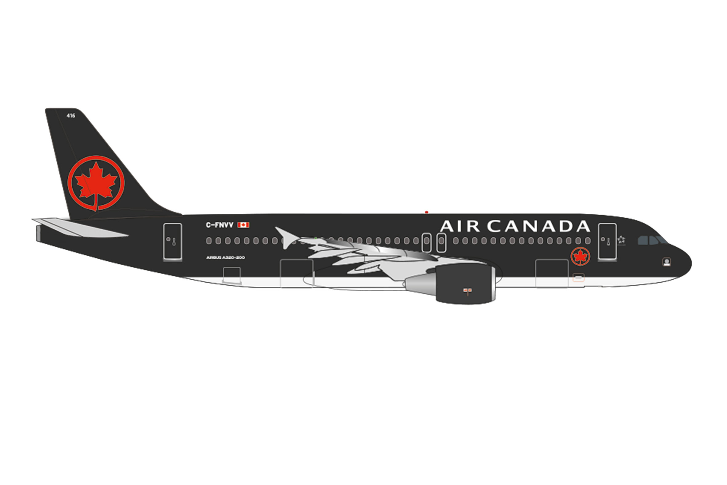 537742 Airbus A320 Air Canada Jetz