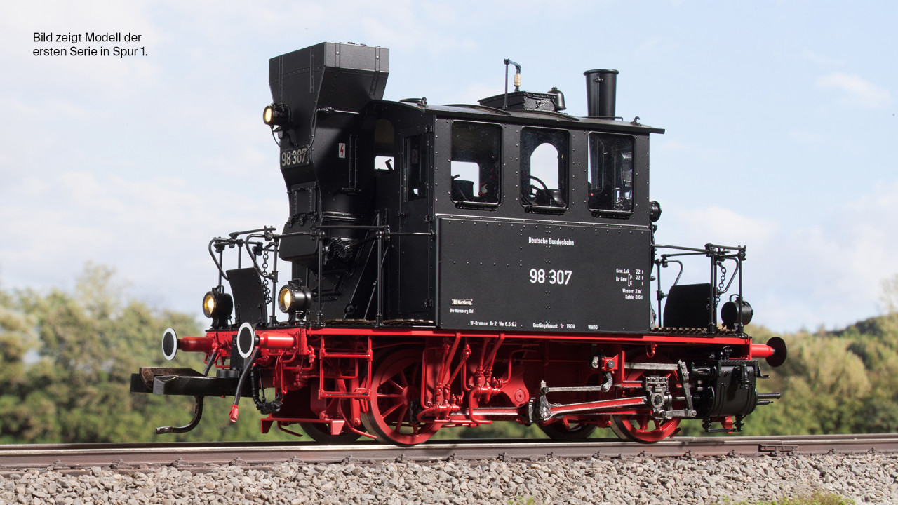 KM1 109836 DB Dampflok BR 98 307 Ep.IIIb