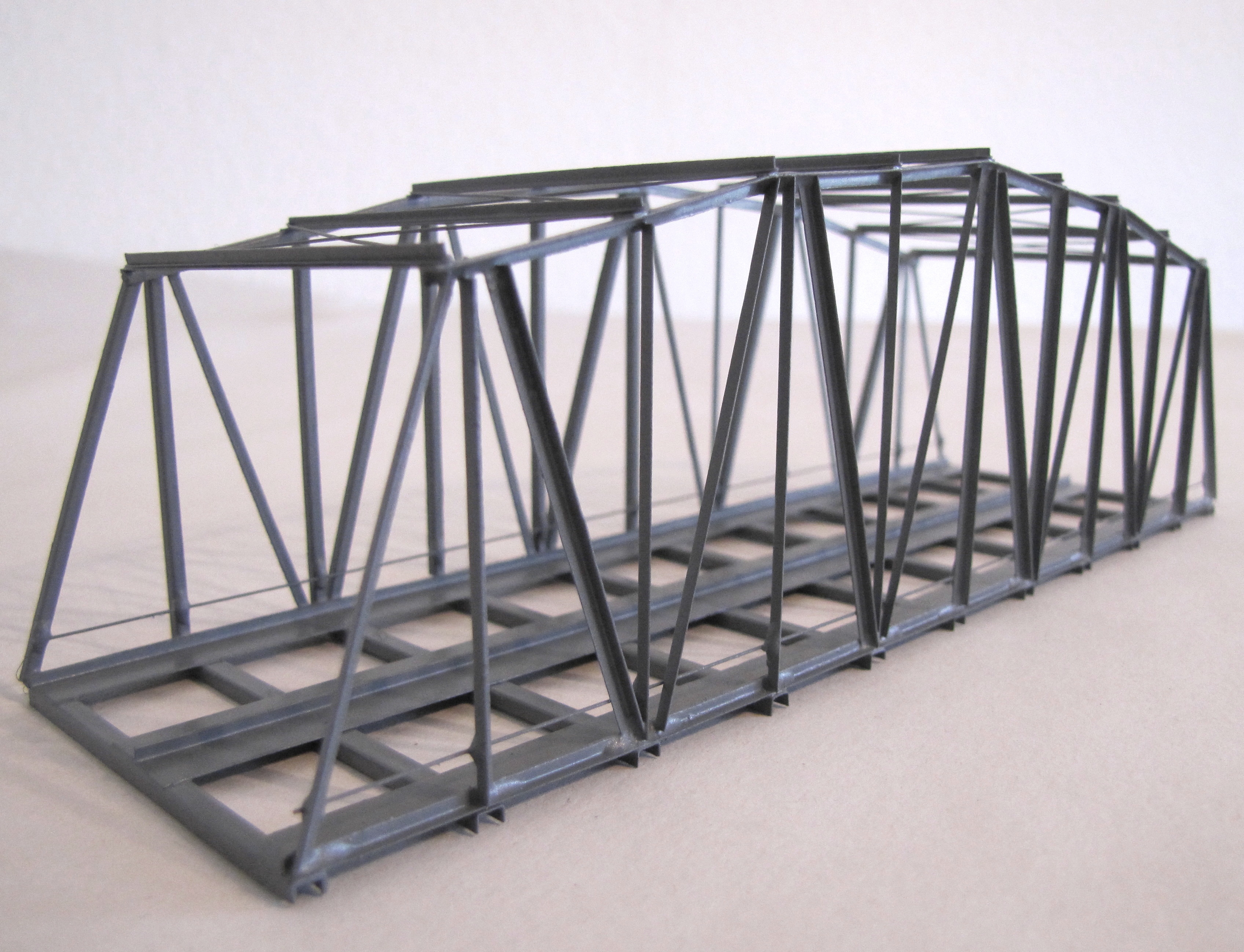 Hack BN18-2 Bogenbrücke 18 cm 2-gleisig, grau