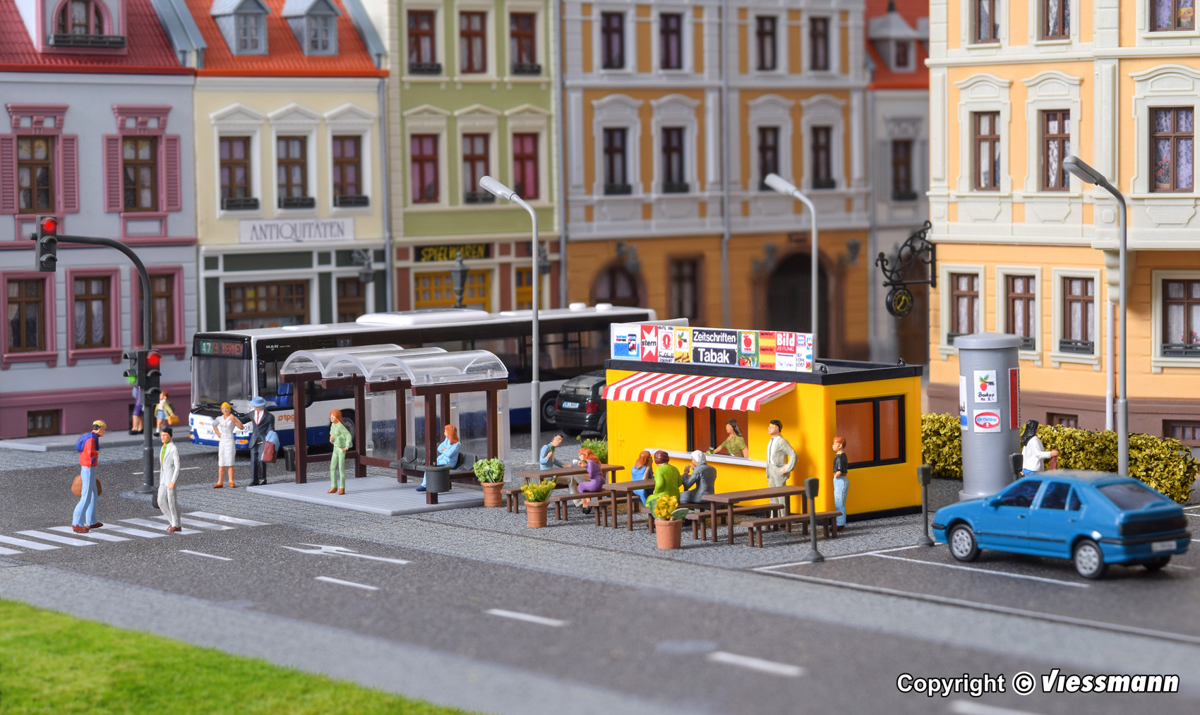 Kibri 38102 Deko-Set In der Stadt