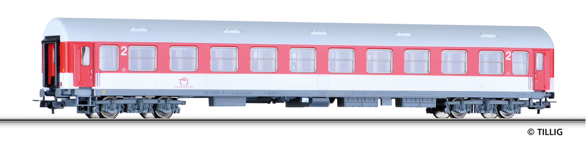74984 ZSSK Reisezugwg. 2. Kl. Typ Y/B 70 Ep.6