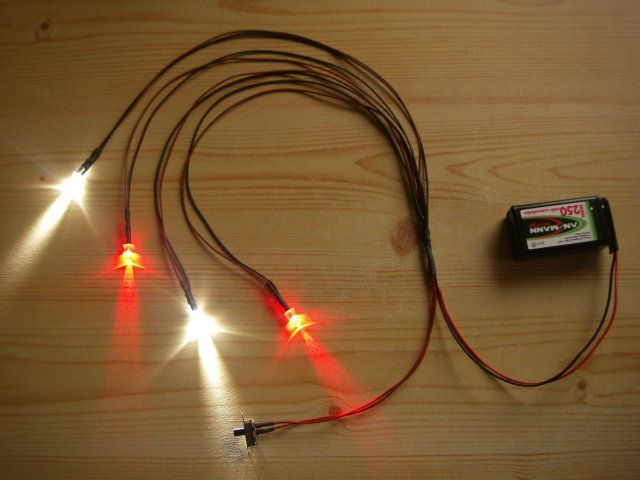 50007 LED Beleuchtung RC Tuning 1:8 1:10 1:18
