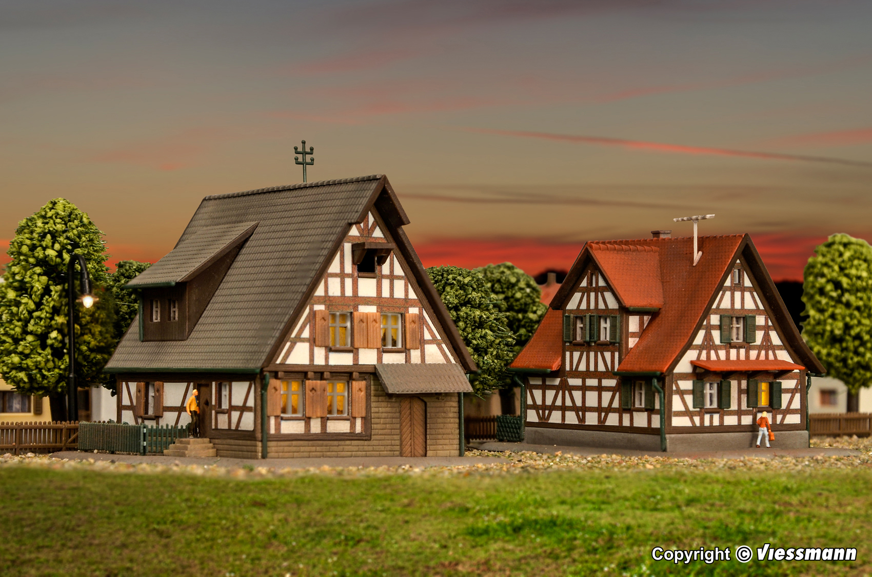 Kibri 36406 Fachwerkhäuser, 2 St.