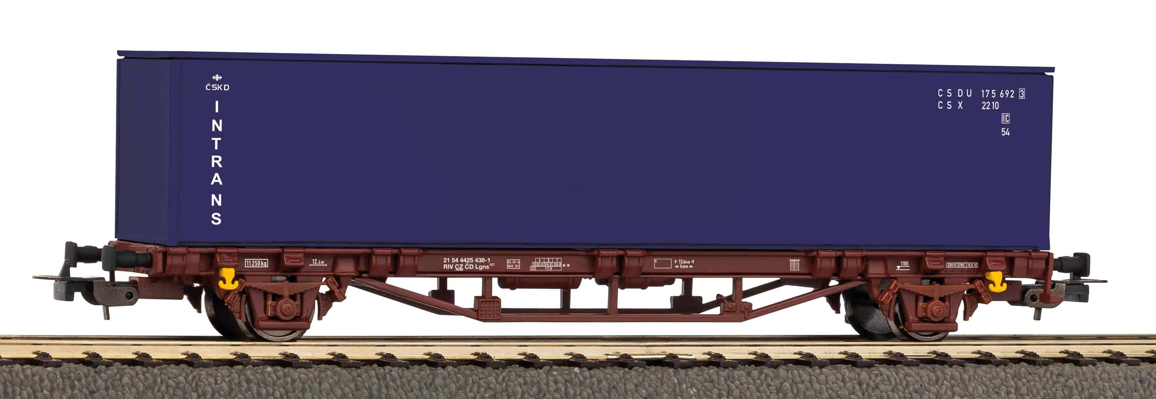 Piko 27719 CD Containertragwg. bel. m. 1x40' Ep.5