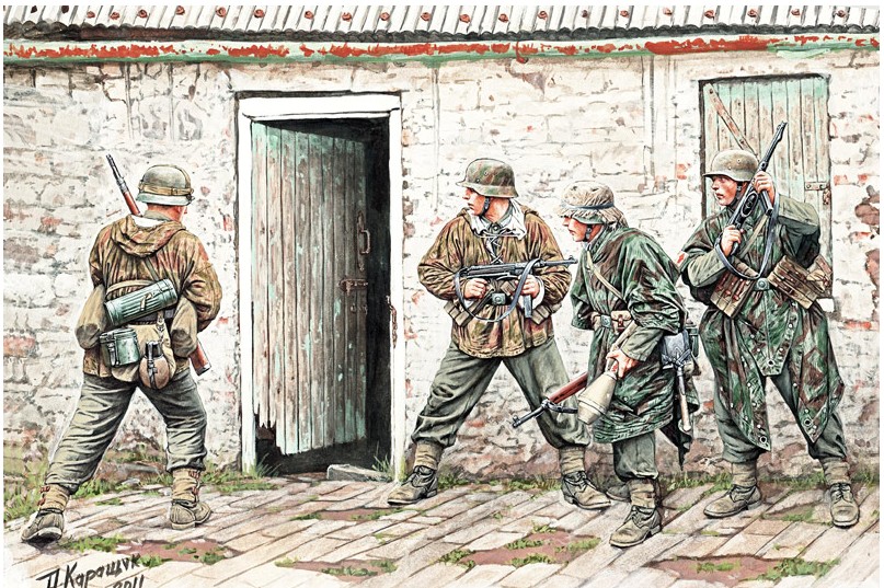 MB3584 German Infantry Western Europe