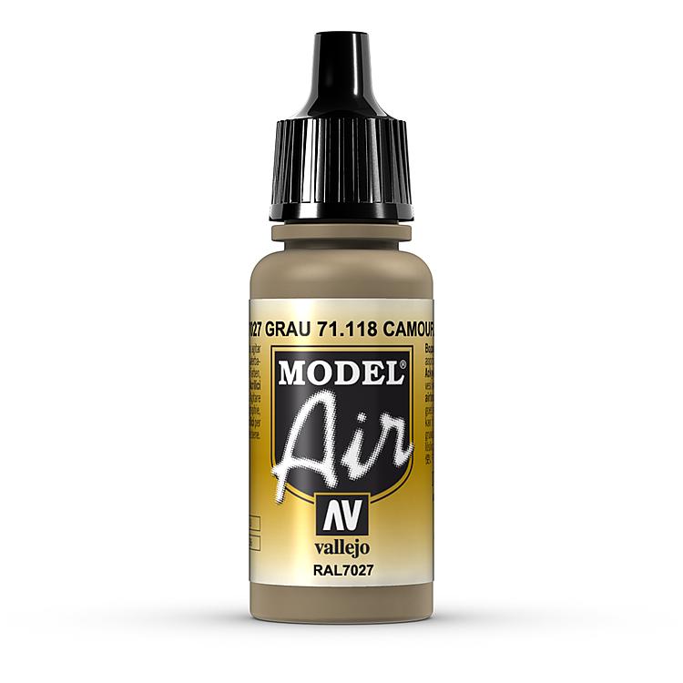 71118 RAL7027 Tarnung, Grau, 17 ml