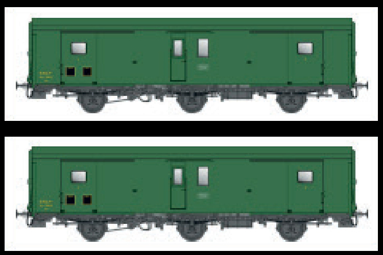 MW106 SNCF PackwagenSet 2-tlg. Dd2 Ep.3c/3d