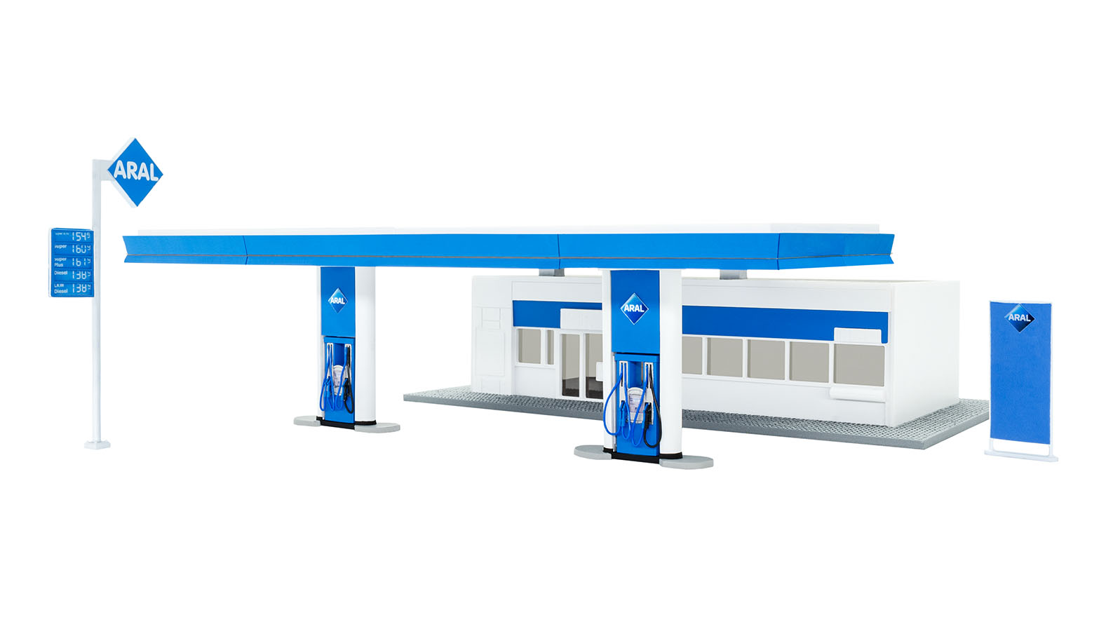 Kibri 38547 H0 Moderne ARAL Tankstelle