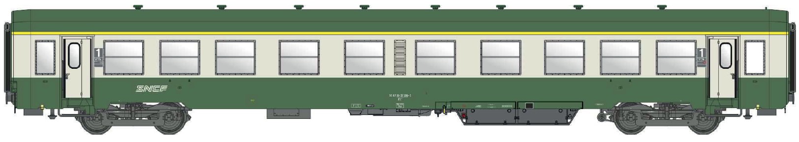 MW40046 SNCF Personenwagen USI A4t4 1.Kl. Ep.5a