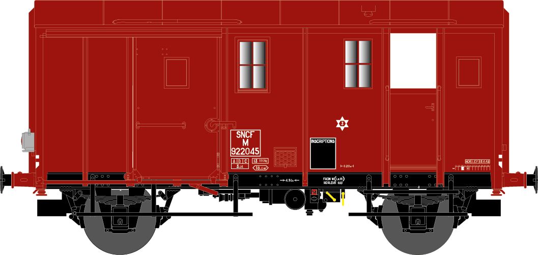 EPM E51.02.14 SNCF Packwagen 2-achs Ep.3c
