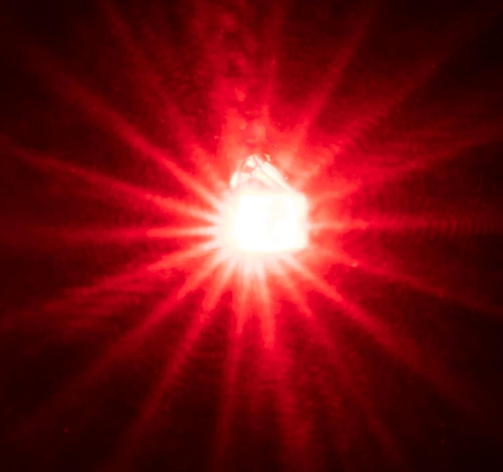 163740 5 selbstblinkende LEDs, rot