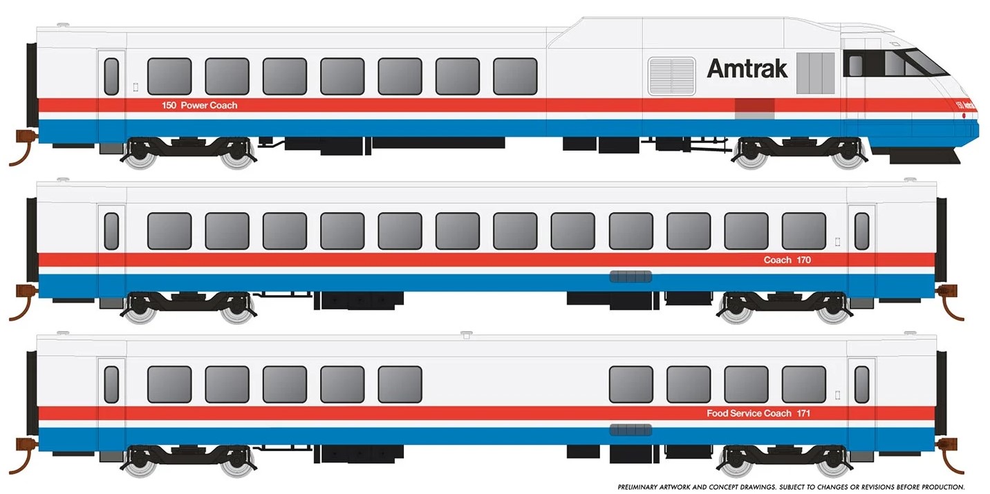 25001 Amtrak Triebzug RTL Turboliner Phase 3