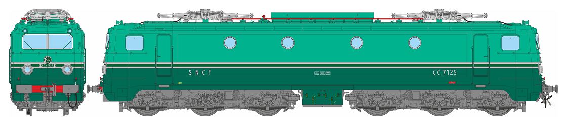 MB-208SAC SNCF E-Lok CC 7100 Ep.3 AC