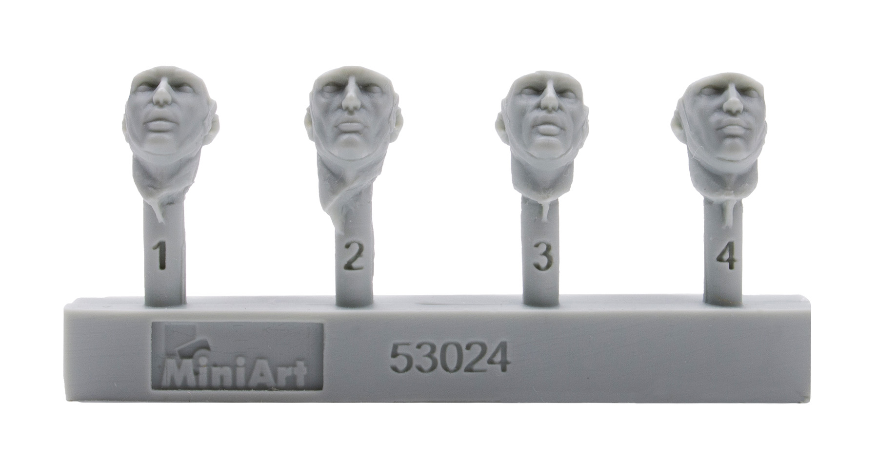 MiniArt 53024 Deutsche Infanterie - Resinköpfe Set2