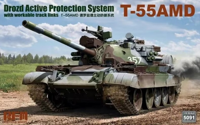 RM-5091 T-55AMD Drozd APS - w/workable track