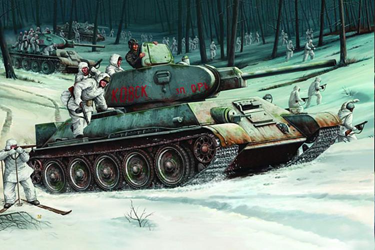 750905 T34-76 Soviet Tank (1942)