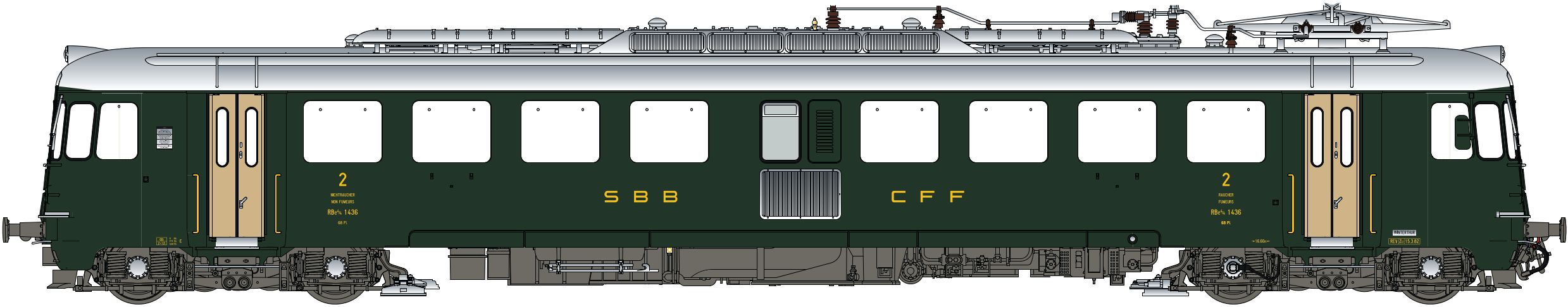 17551S SBB Triebwagen RBe 4/4 Ep.4 AC