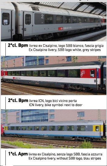 PI9705 SBB Personenwagen-Set 3-tlg. Ep.6