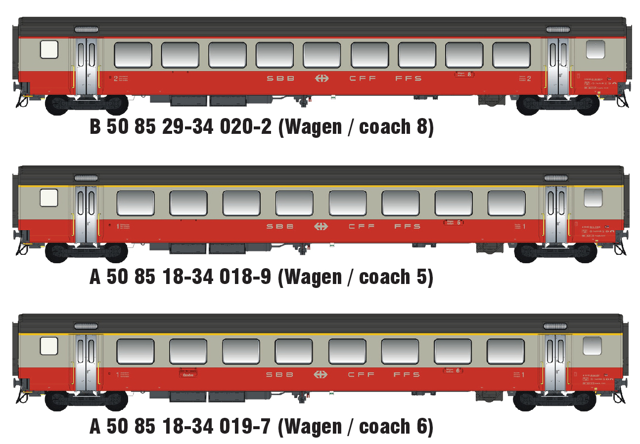MW2108-3AC SBB Swiss Express Set 3-teilig Ep.4 AC