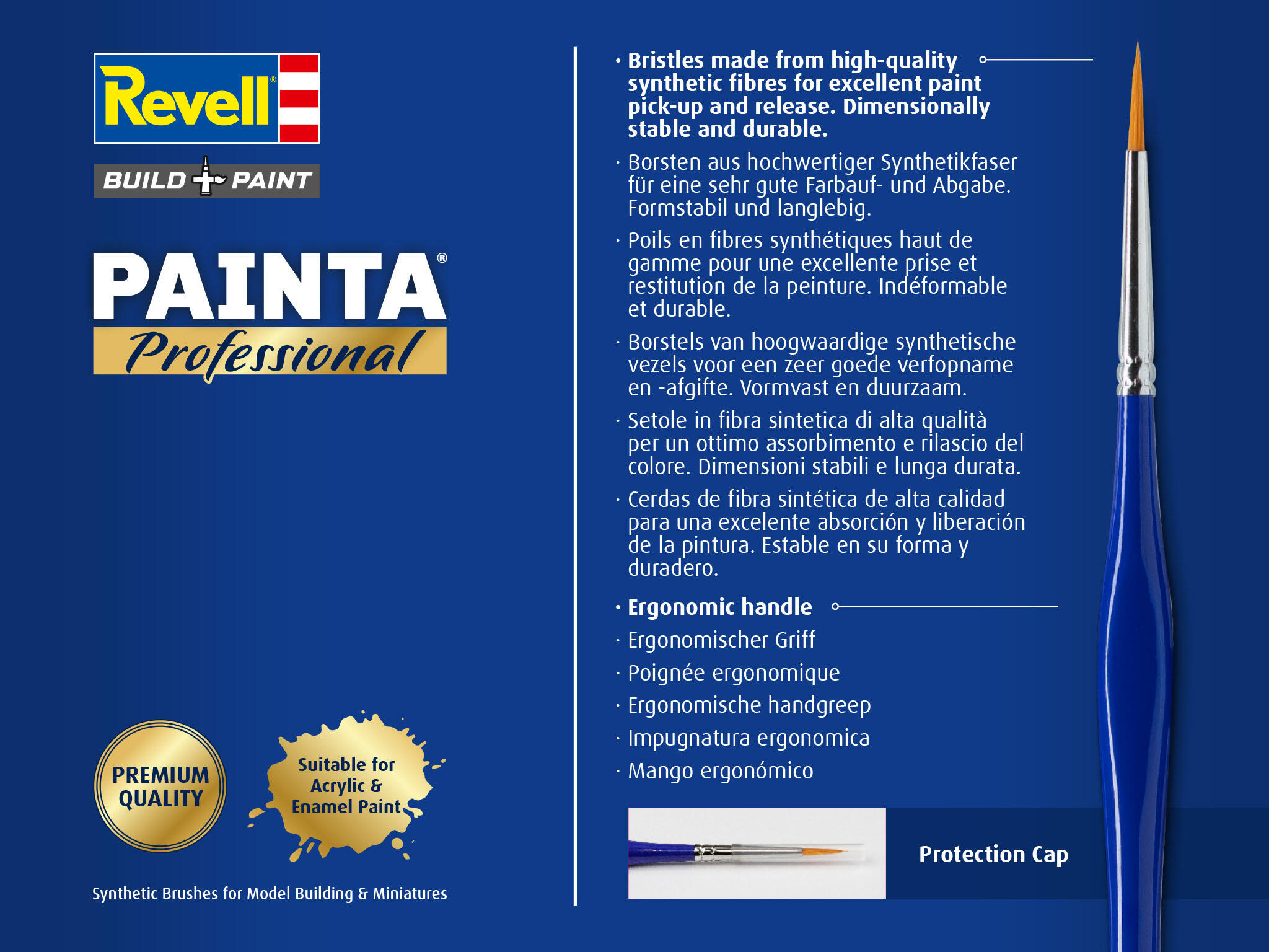 Revell 39560 Painta Professional Brushes: Basic Set