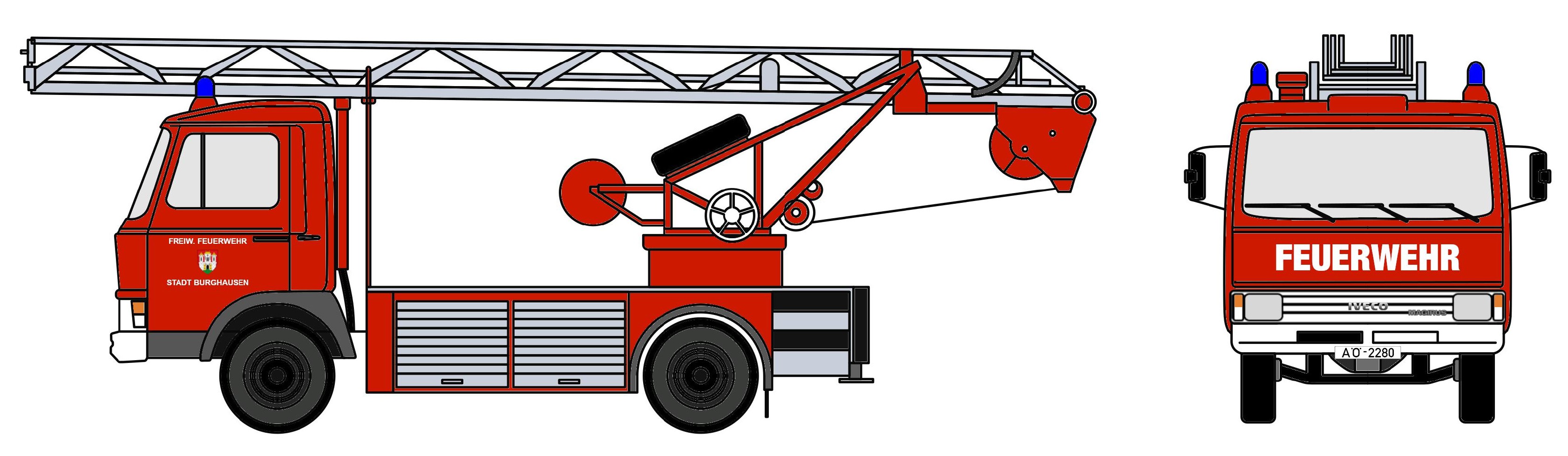 4123 Iveco Magirus Zeta  90M5 - DL18 Fw. Bur