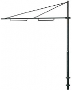 Sommerfeldt 109 Straßenbahnmast mit Doppelausleger