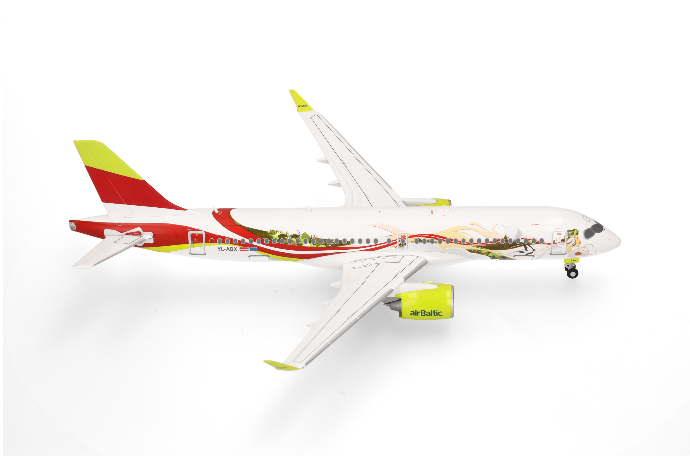 573535 Airbus A220-300 airBaltic 50th A220