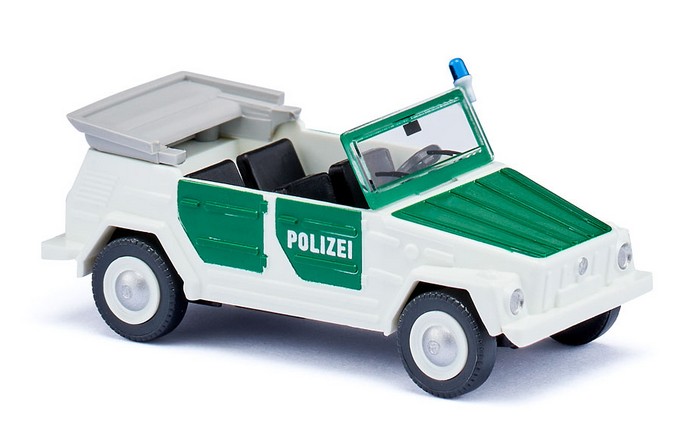 Wiking 004047 VW 181 (offen) Polizei weiß/grün
