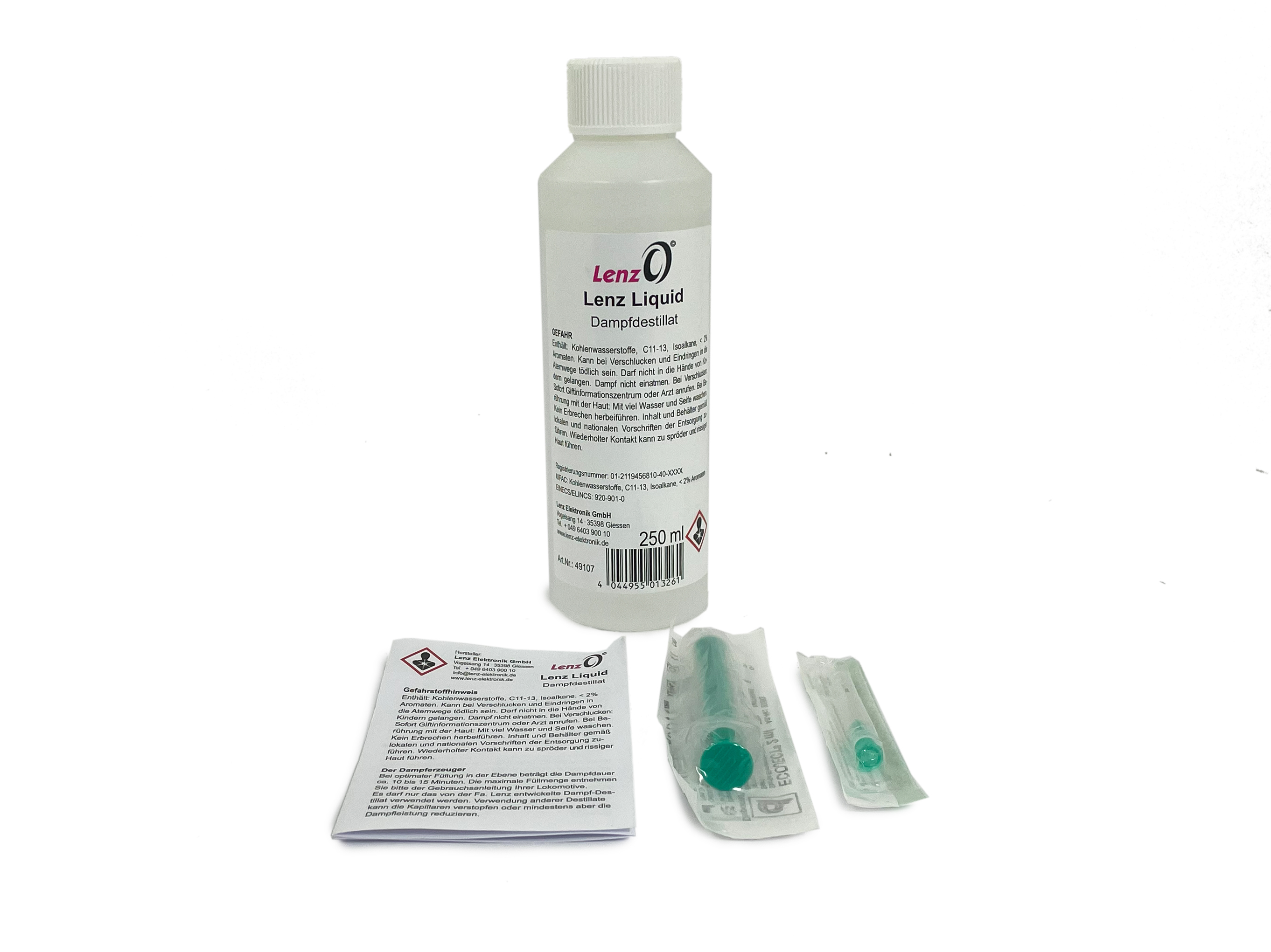 49107 Dampf-Rauch-Destillat Lenz-Liquid 250ml