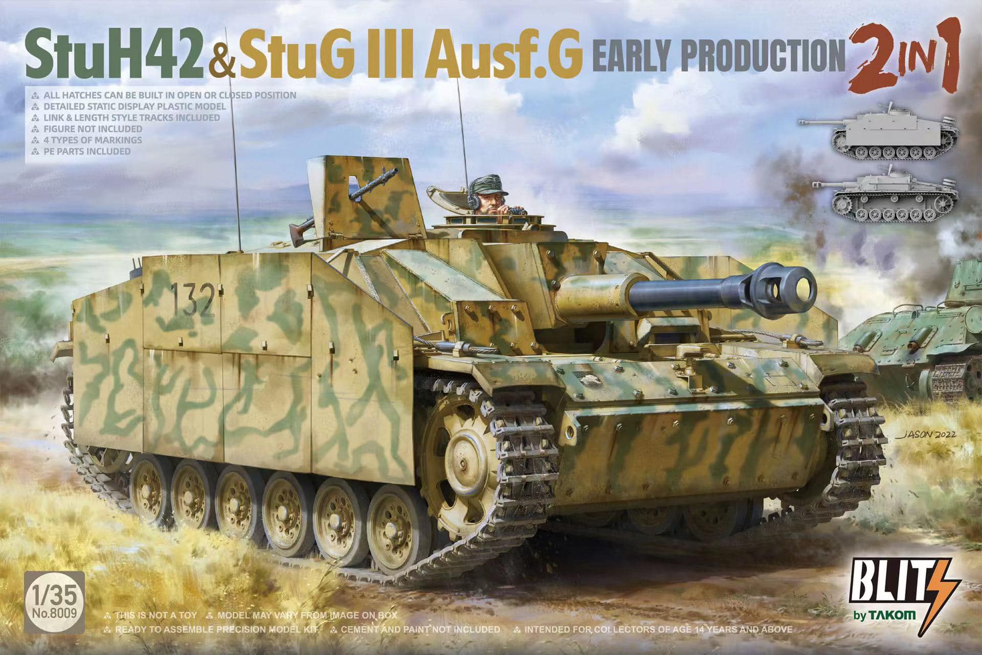 8009 StuH 42 & StuG III Ausf.G - 2in1