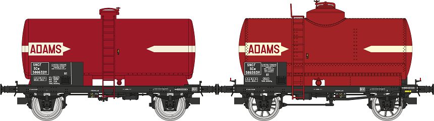 REE Modeles WB-714 SNCF Kesselwagen-Set 2-tlg. OCEM 29 Ep.3