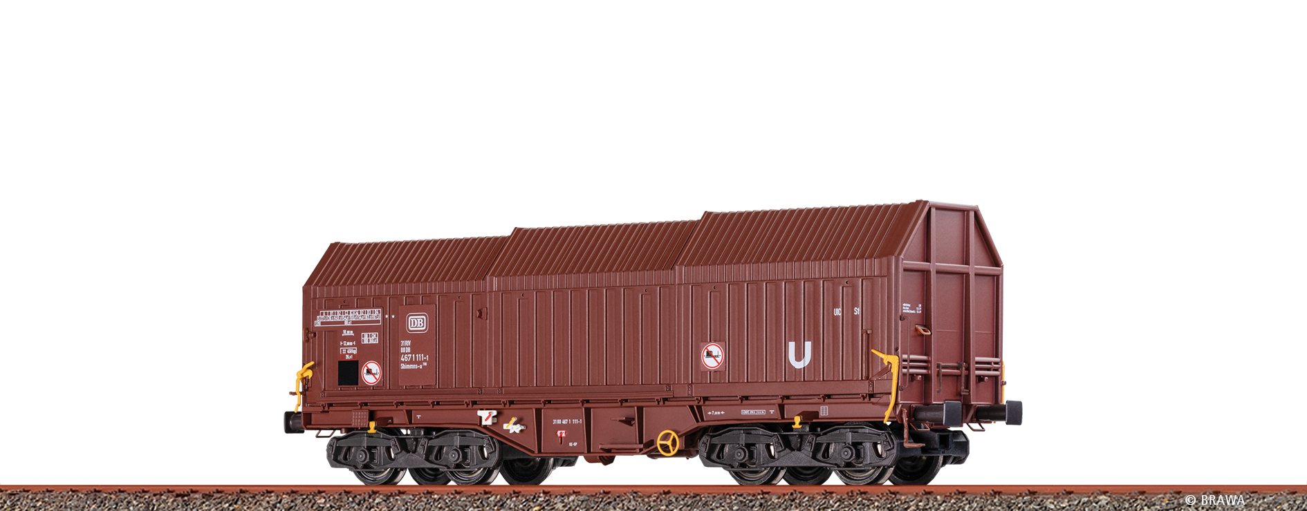 Brawa 51002 DB Teleskophaubenwagen Shimmns-u708 Ep.5