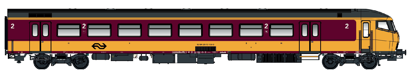 44260AC NS Benelux Steuerwagen ICR Bs Ep.4/5 AC